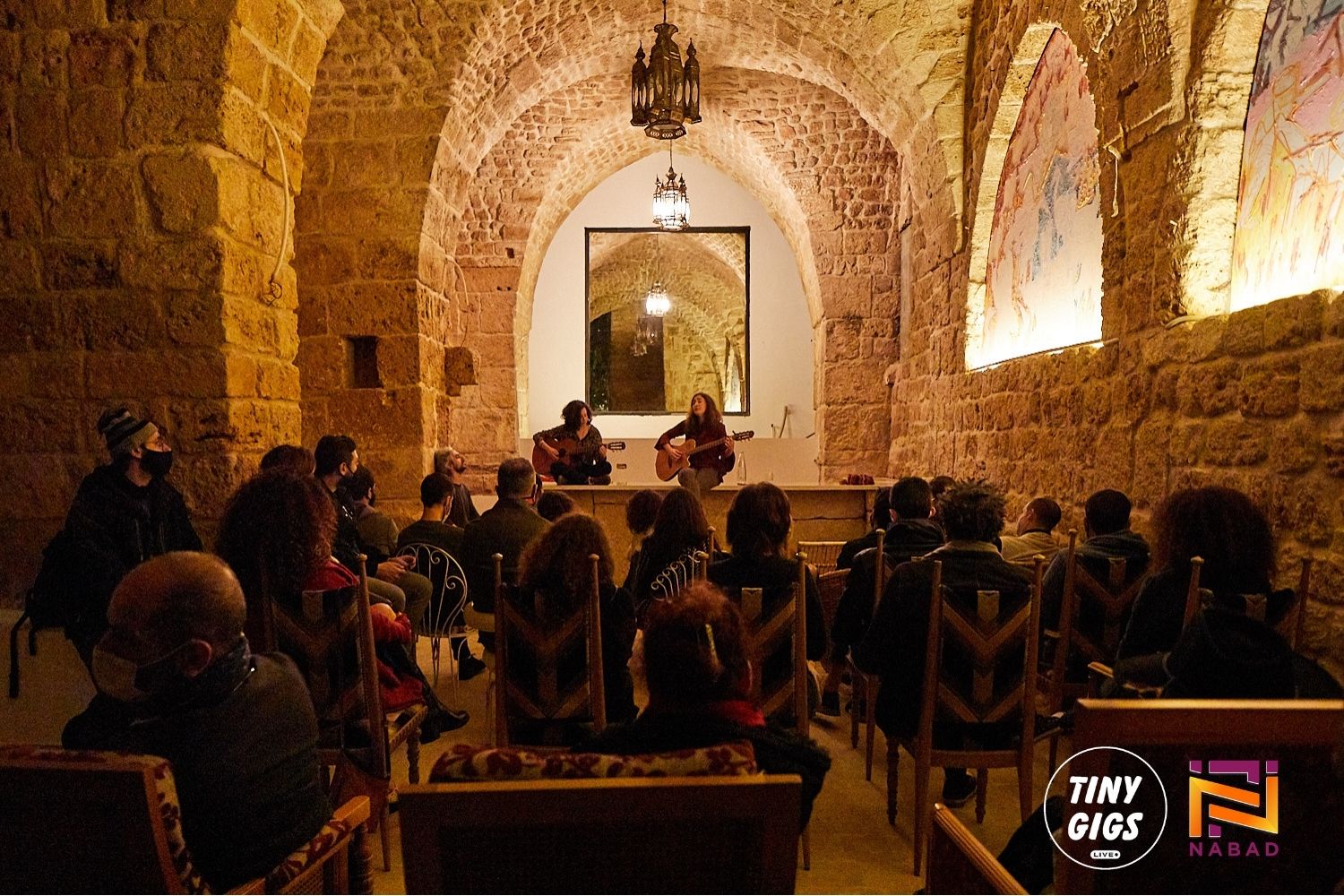 Las “Jam Sessions” de Beirut cuentan con el apoyo de NABAD, un programa innovador que lanzó la Facultad de Bellas Artes y Cultura de la Universidad de Dar al-Kalima en respuesta a la explosión en el puerto de Beirut, Líbano. (Foto por Cliff Makhoul)