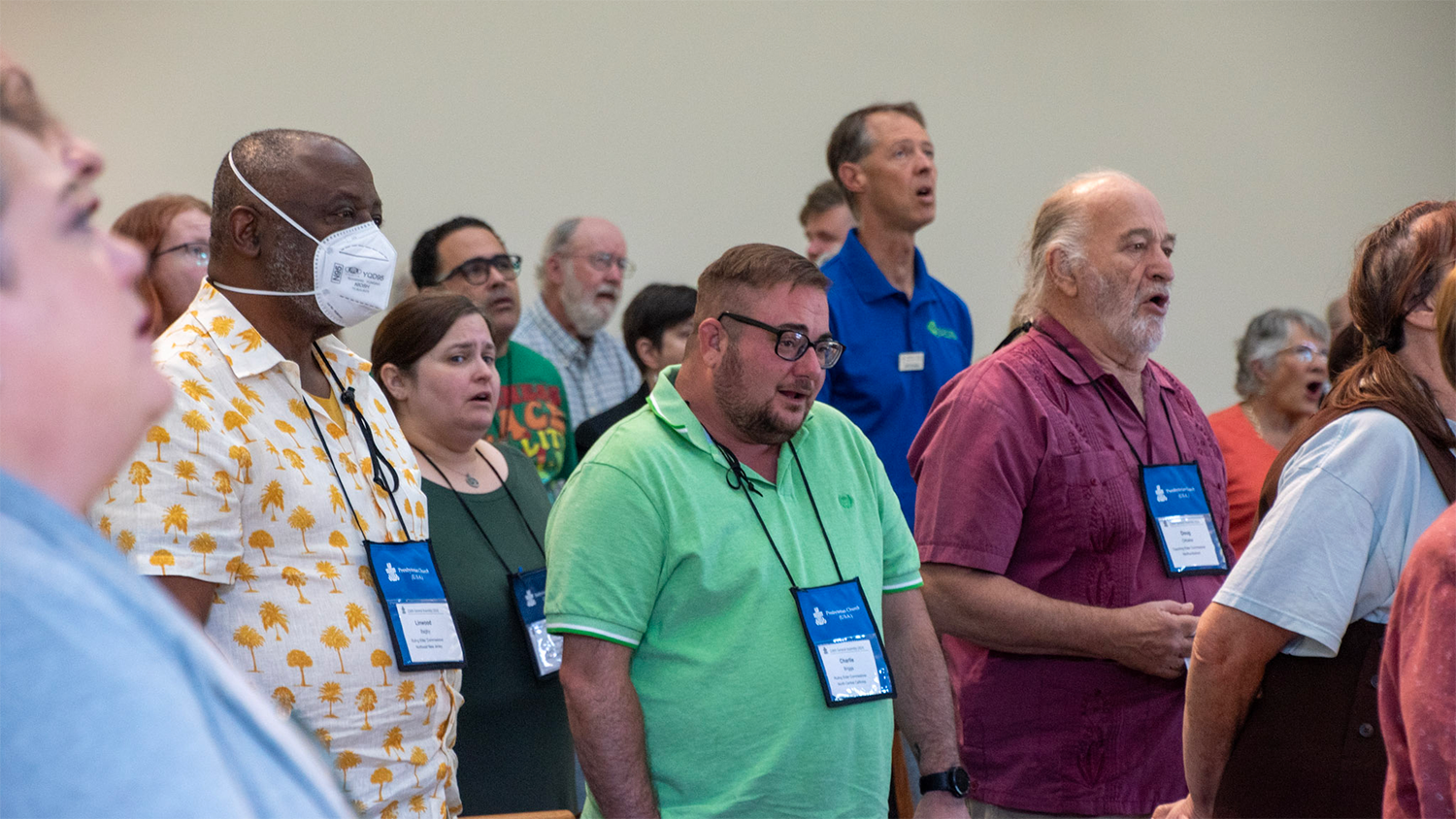 Commissioners and advisory delegates joined the faith community for worship and lunch on June 30, 2024. Photo by Denise Anderson