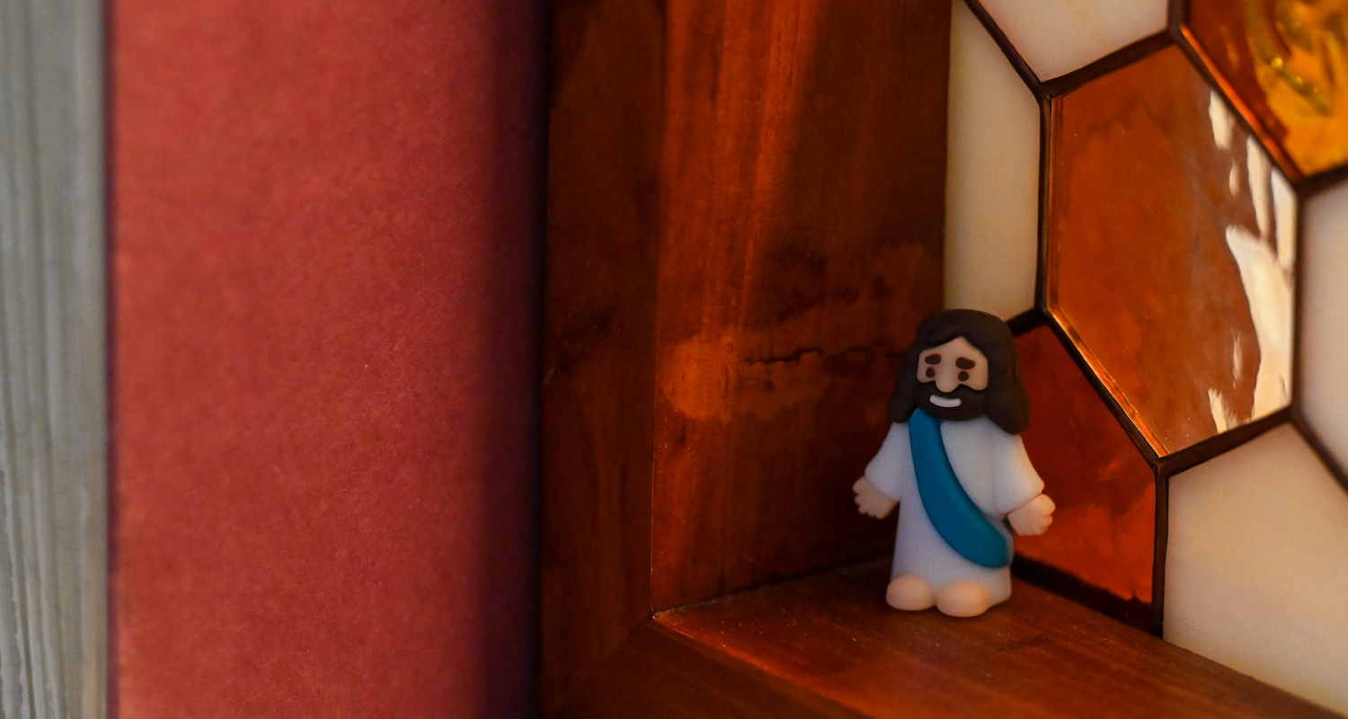 Little Jesus figures have been shared and hidden throughout the GA226 site. 