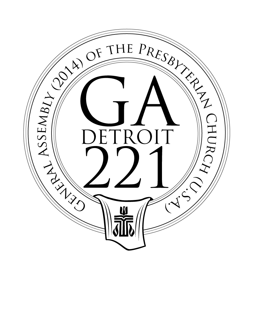logo has a large circle with Detroit and GA 221 prominently centered, around the periphery is the longer official title of the General Assembly