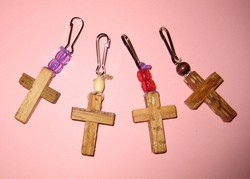 Photo of several wooden crosses