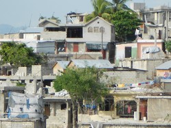 Haitian homes in Por-au-Prince, Haiti