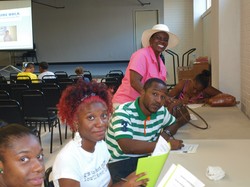 East New Orleans residents use community center resources made possible, in part, by an OGHS grant.