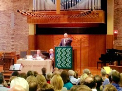 Moderator of the 221st General Assembly Heath Rada was one of the speakers at the Grace Presbytery meeting Thursday