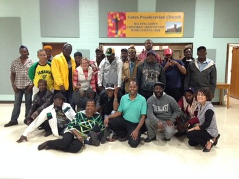 Gates Presbyterian Church in Rochester, N.Y., hosted a community dinner with Jamaican farmworkers last November.