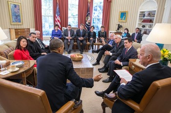 Meeting the president to discuss immigration reform 