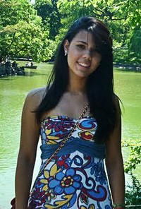 Deborah Lima 18 years old along river