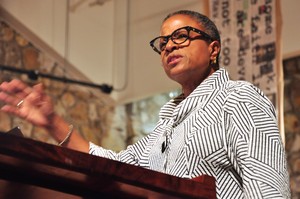 The Rev. Dr. Yvette Flunder spoke Friday evening during the weekend Teach-In at Montreat commemorating Dr. Martin Luther King Jr’s. Message at the Christian Action Conference in 1965.