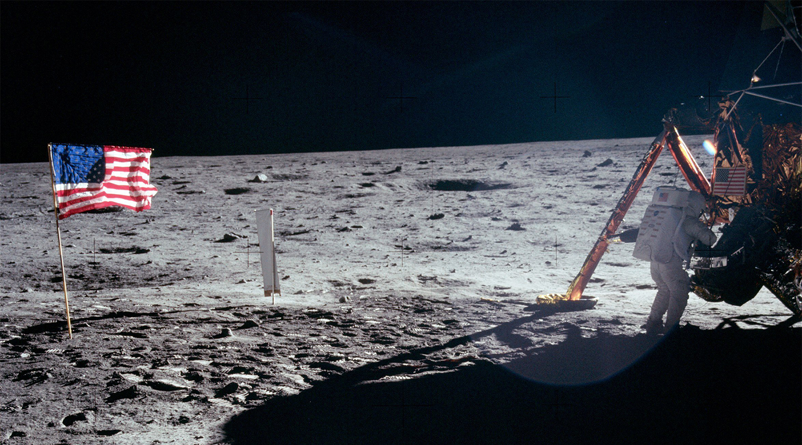 Apollo 11 Moon landing. Photo by NASA
