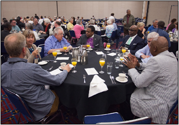 Participants at the Ecumenical Breakfast.