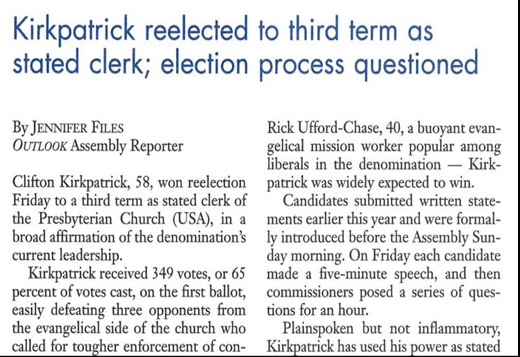 Presbyterian Outlook, August 2004