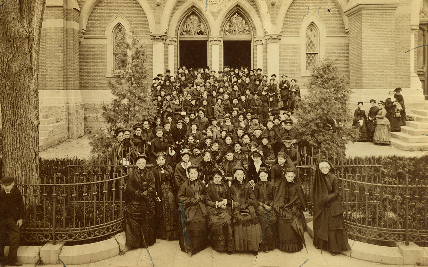 “GA 1879”: Who paid for this gathering? PCUSA Women’s Foreign Missionary Society at the 1879 General Assembly in Saratoga, New York.