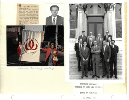 Gene Turner scrapbook page