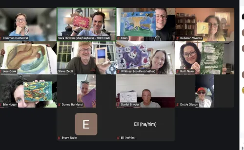 Zoom meeting of 1001 NWC apprentices