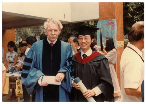 David Gelzer and Emmanuel Tan Beng Lok, 6 June 1983.