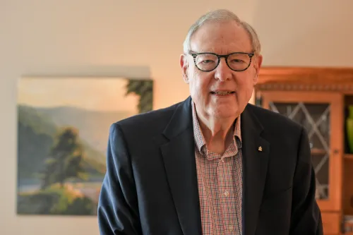 Rev. Dr. Ron Byars in his Lexington, Kentucky home