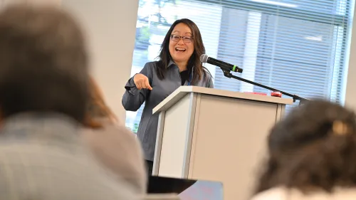 Rev. Jihyun Oh at GA Leaders training