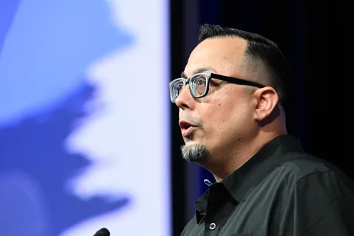 Theological Seminary Advisory Delegate, José Luis Torres led the plenary's opening prayer. Photo by Kristen Gaydos