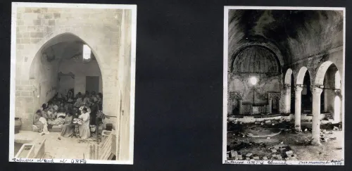 Two images from a photo album 1919.