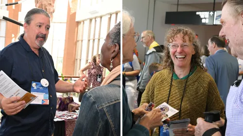 Bill Myers (left) and Barbara Barkley (right). Photos by Jim Deweese