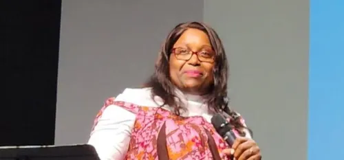 Rev. CeCe Armstrong preaches Tuesday at Synod School