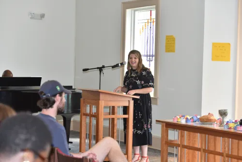 Rev. Ann-Henley Nicholson, vice president for enrollment management and vocational outreach preached at the inaugural UKirk Leadership Retreat.