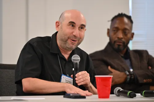 Dr. Santiago Slabodsky speaks during panel discussion