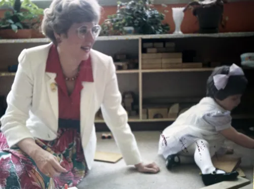 The Rev. Dr. Joanna Adams teaching kids at North Decatur Presbyterian Church in Atlanta, Georgia