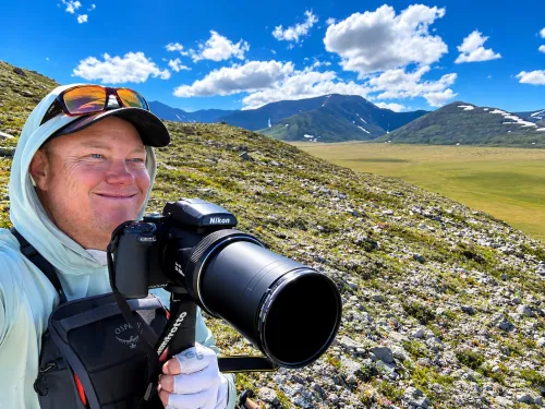 Rev. Andrew Black and camera