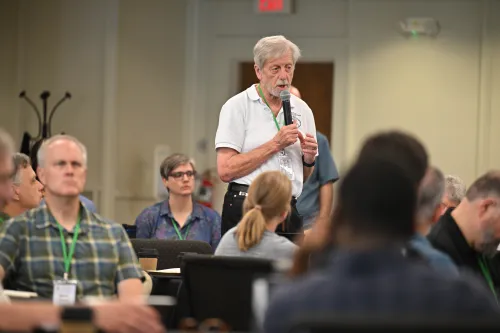 David Barstow with PCUSA and WCC at the AI Summit