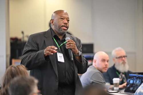 Rev. Kevin Hyrams at the AI Summit 2026