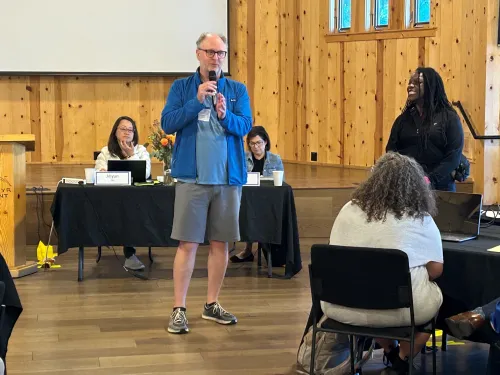PL&W Board co-chairs the Rev. Scott Lumsden and Aleathea Harris-Little