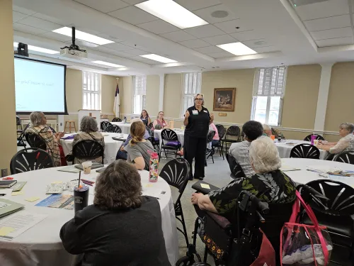 Shelley Craig speaks at POAMN conference 