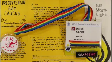 Materials from the Ralph Carter Papers, Record Group 543.