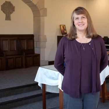 Rev. Dr. Beth McCaw from University of Dubuque Theological Seminary