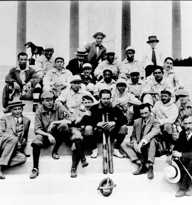 Indigenous and missionary baseball team, 1914. Dr. Haymaker on the far right bottom.