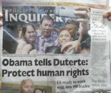 May 19 headline from Philippine Daily Inquirer