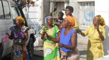 Mulami Elisabeth (far right) and women from our parish