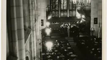 Rev. Margaret Towner laying on of hands