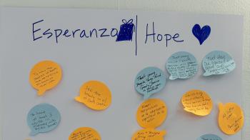 Bilingual expressions of hopes for children at APCE's SOAP 2026