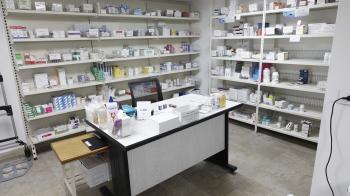 A room filled with stored medications