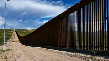 Border wall by Rich Copley