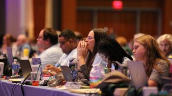 Commissioners and advisory delegates gathered for the 11th plenary on July 1, 2026. Photo by Jim Deweese.