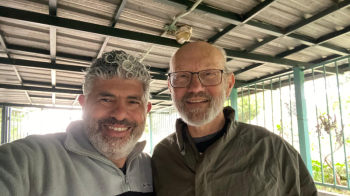 Daoud Nassar and Bill Davnie