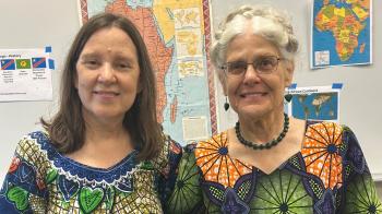 Rev. Sarah Dickinson and Dr. Elsie McKee