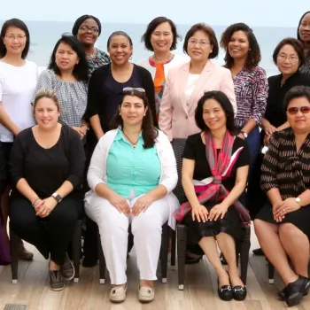 Group of women posing for camera