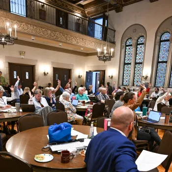 The Presbytery of Giddings-Lovejoy meeting at Second Presbyterian Church in St. Louis, Missouri on April 13, 2024.