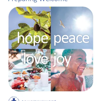 screenshot of the cover of the guide "Welcoming Refugees: Preparing Welcome"