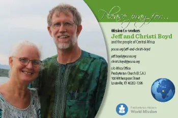 Christi and Jeff Boyd Prayer Card