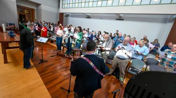 Closing worship at the GA Leadership Briefing